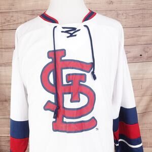 ST LOUIS CARDINALS SGA STADIUM GIVEAWAY HOCKEY‎ JERSEY SIZE XL BALLY SPORTS